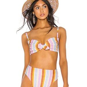 Montce Swim Cabana Striped Multicolor Bikini Set